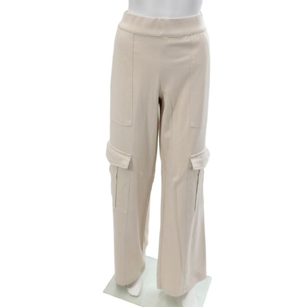 Sanctuary Womens Cargo Pants Beige Rayon Nylon Spandex Solid 32 Inseam Size L